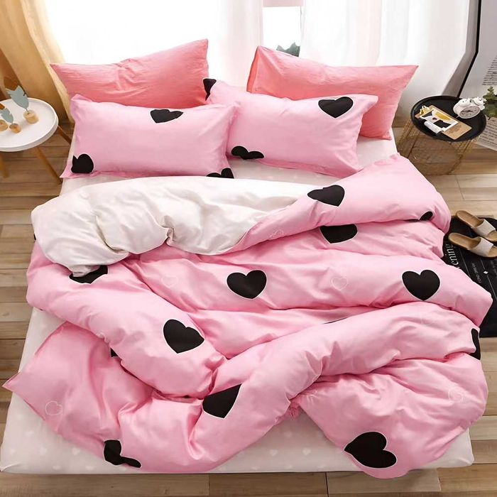 Двулицево спално бельо, 4 части