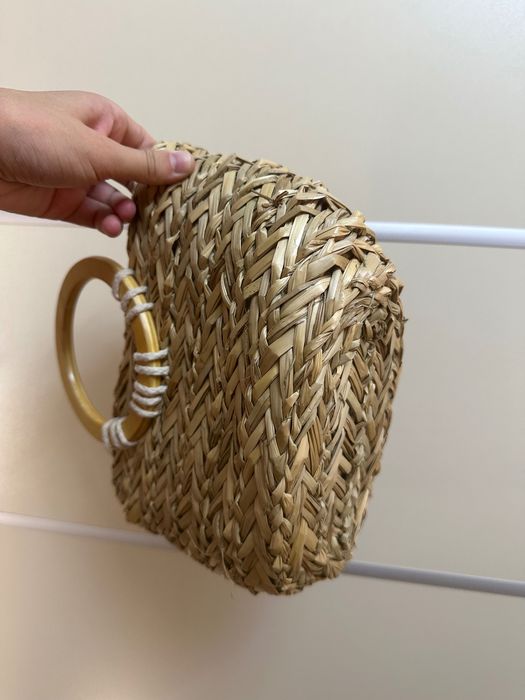 Дамска чанта сламена