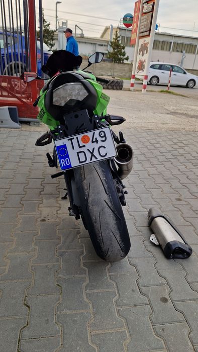 Kawasaki Ninja Zx6r 2009 2010 motocicleta verde 636 zx6 r