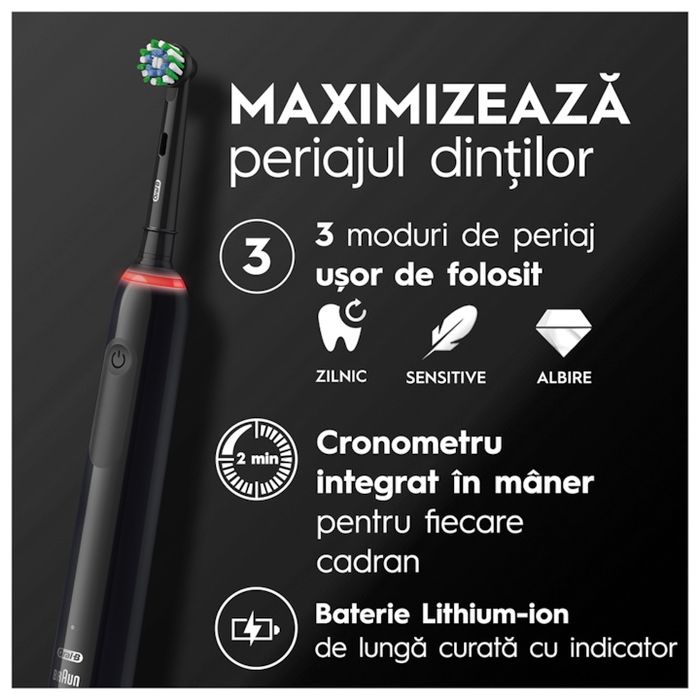 Ел.четка за зъби Oral-B Pro 3 Cross Action интелигентен сензор
