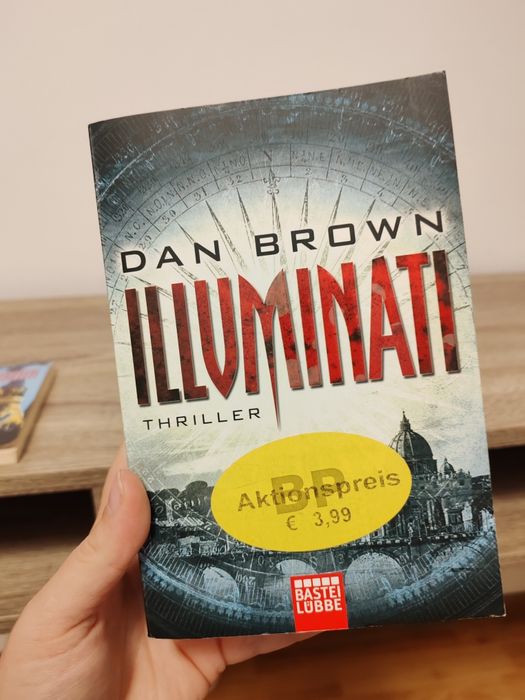 Set 3 cărți limba germană, ghid, Dan Brown Illuminatti Simbolul