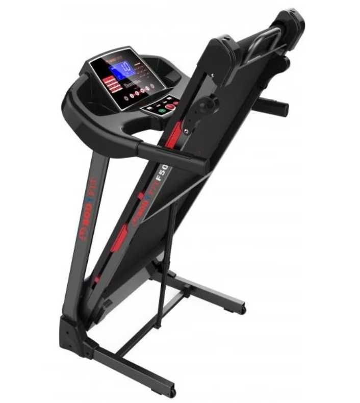 Banda de alergat electrica BodyFit F5000, motor 2.0 CP, 120 kg maximum