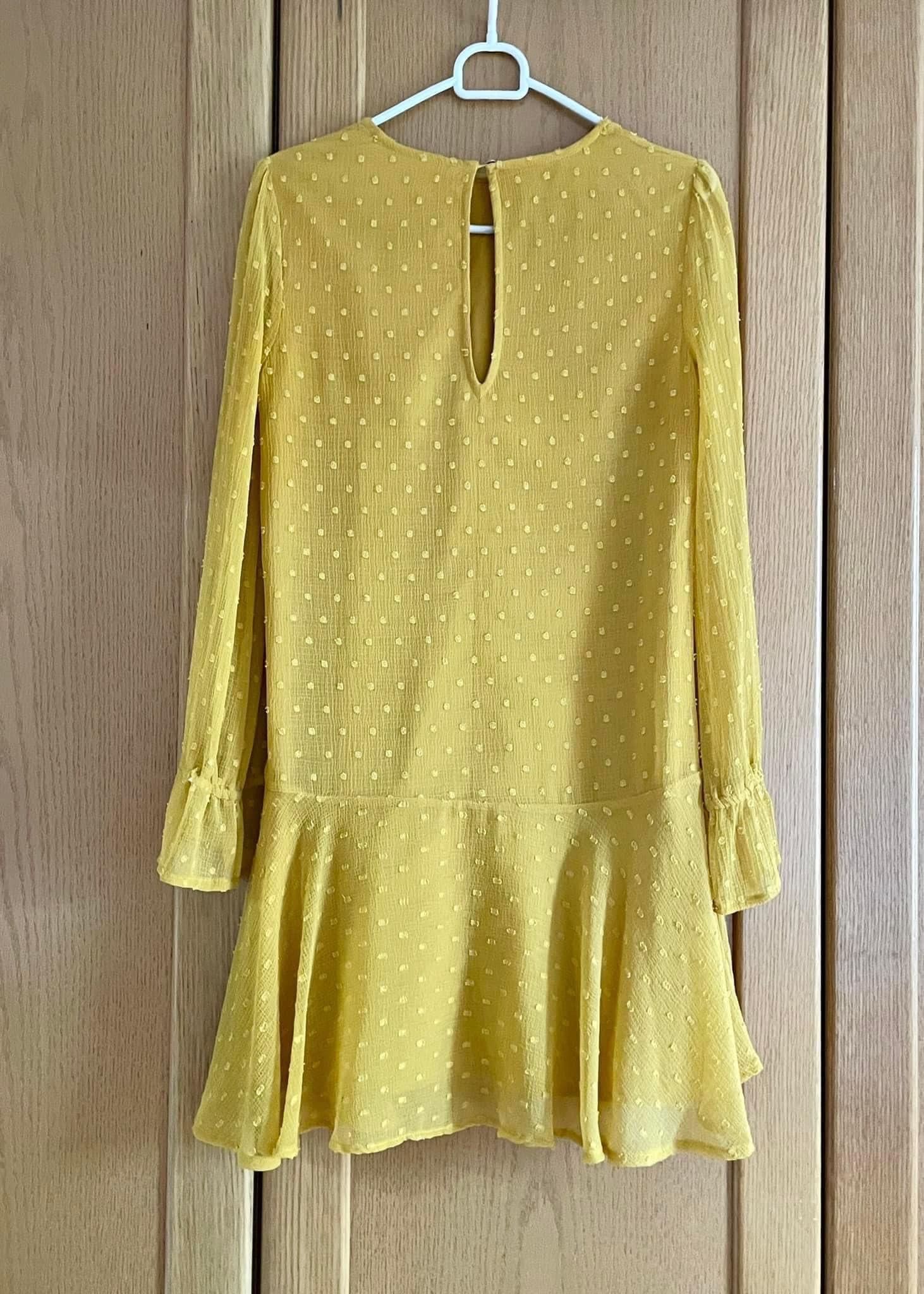 Rochie galbenă, mărime xs/S, marca Zara. 12 lei