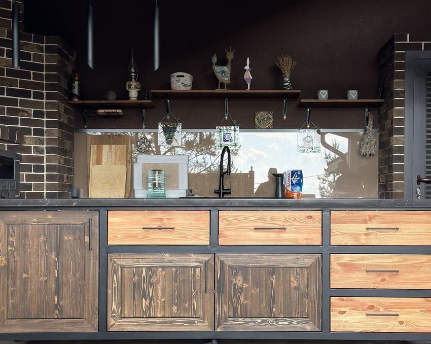 Кухня в стиле лофт