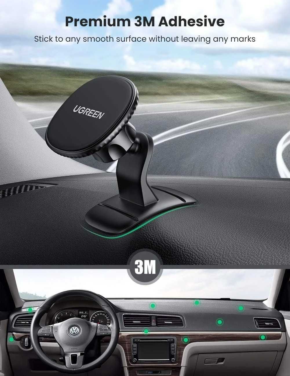 Ugreen магнитна стойка за телефон за кола Magnetic Car Phone Holder