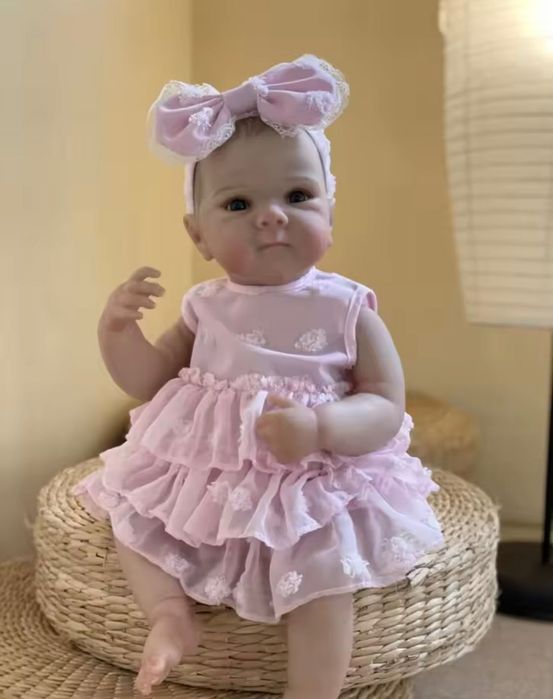 Bebelus papusa Reborn de colectie corp silicon NOUA