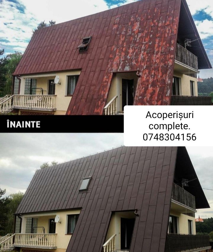 Acoperișuri complete reparații urgente.