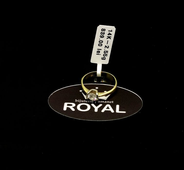 Bijuteria Royal inel din aur 14k 2.55 gr