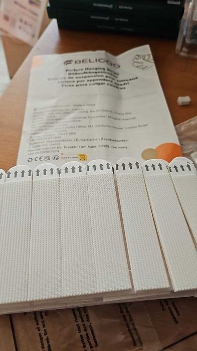 BELICOO Ленти за окачване на големи картини без пирони