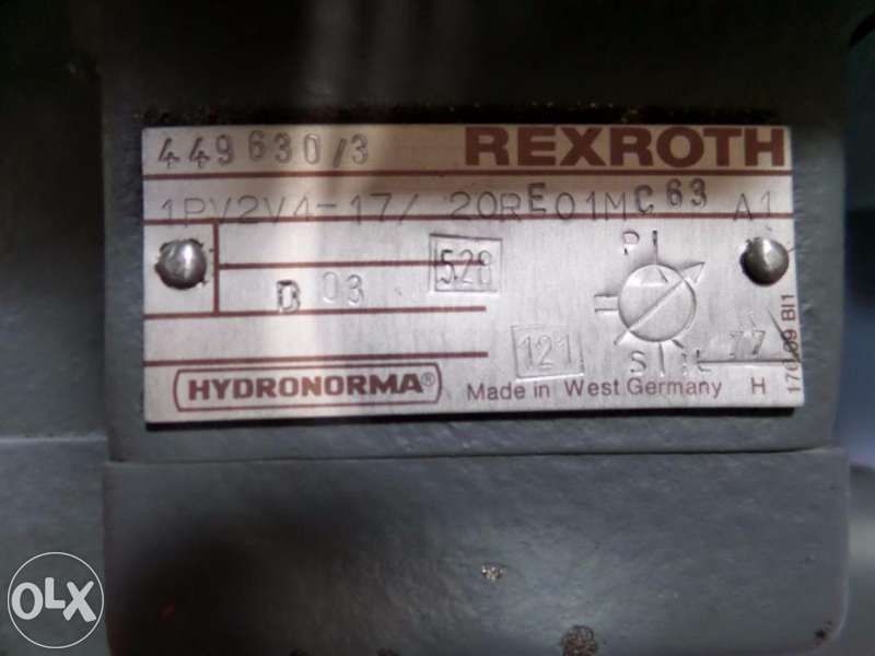 Хидравлична помпа Rexroth Hydronorma за шлайф