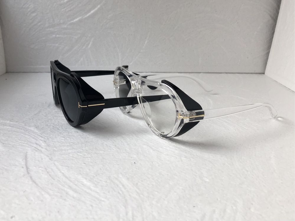 Tom Ford Мъжки слънчеви очила авиатор прочрачни Дамски слънчеви очила