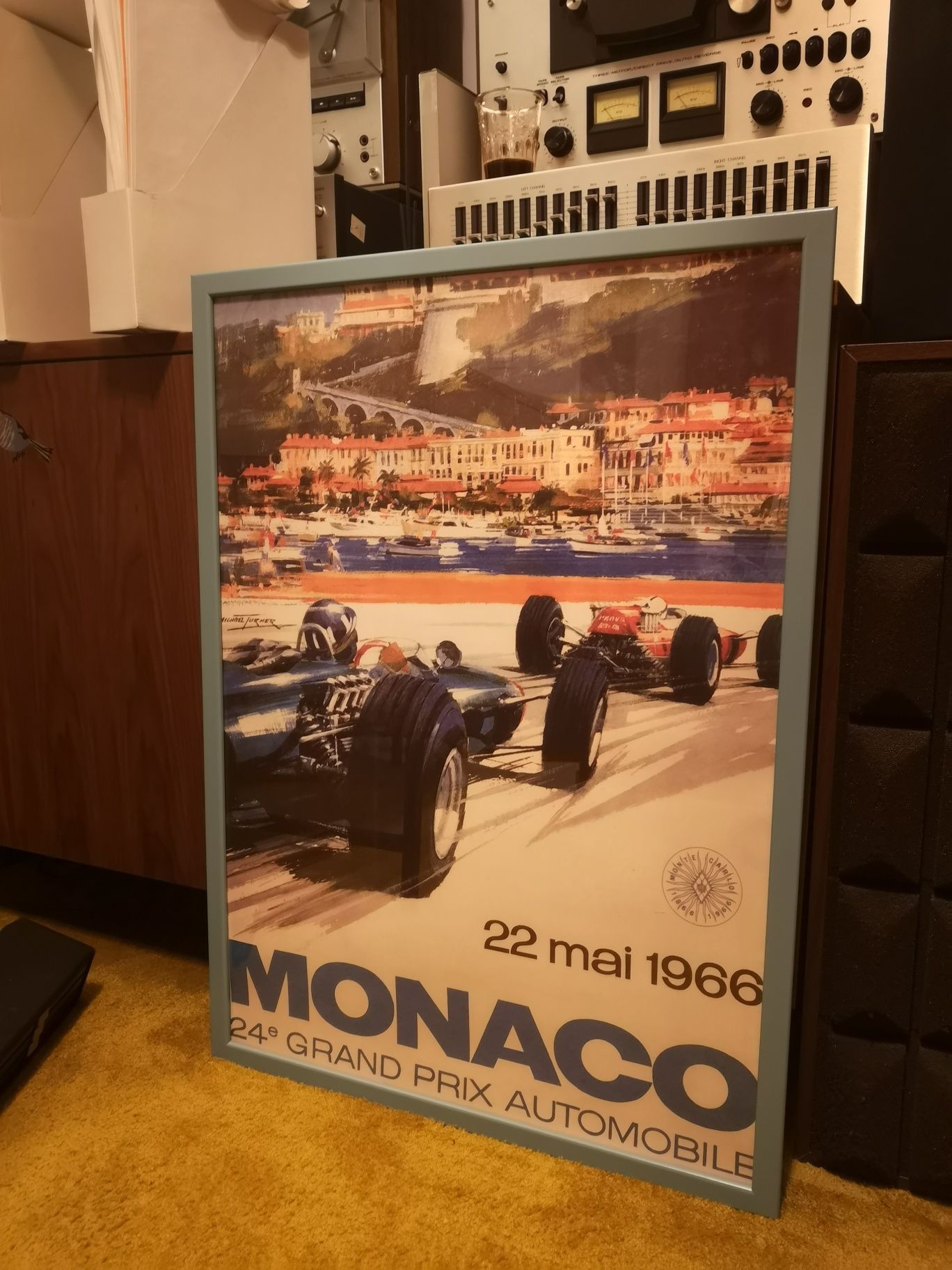 Ретро Постер Formula 1, Monaco, Monte Carlo 50см/70см+рамка IKEA