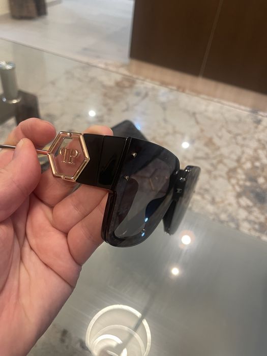Оригинални очила Philip Plein с чантичка от кожа