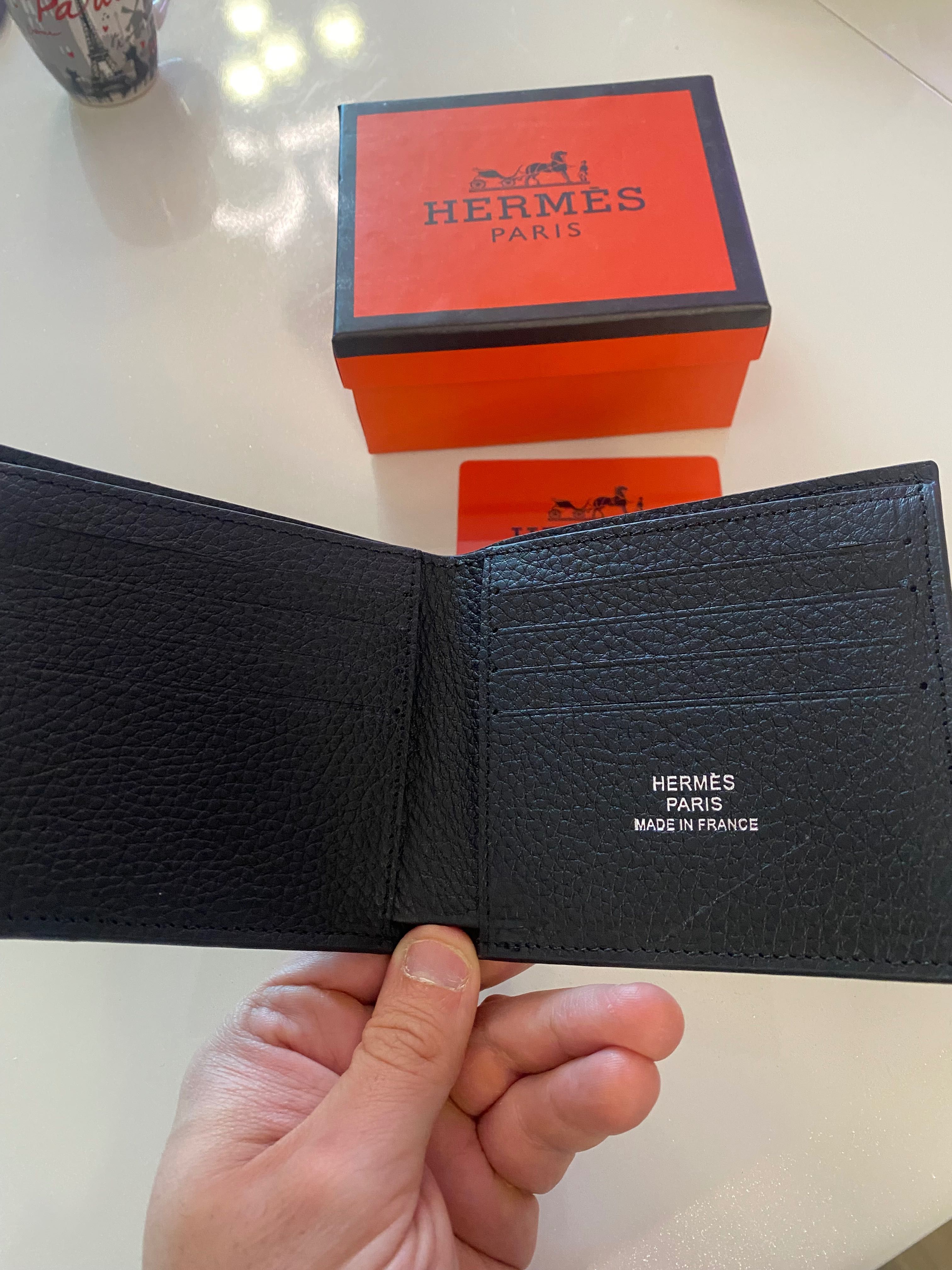 Намаление:Hermes-Автентичен чисто нов мъжки портфейл