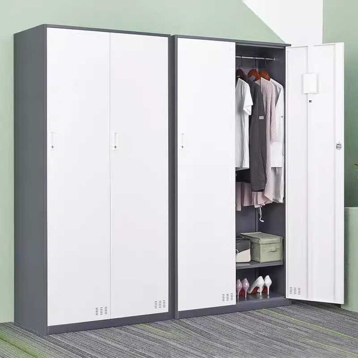 Гардеробный шкаф для раздевалок — прочная стальная конструкция \ optm