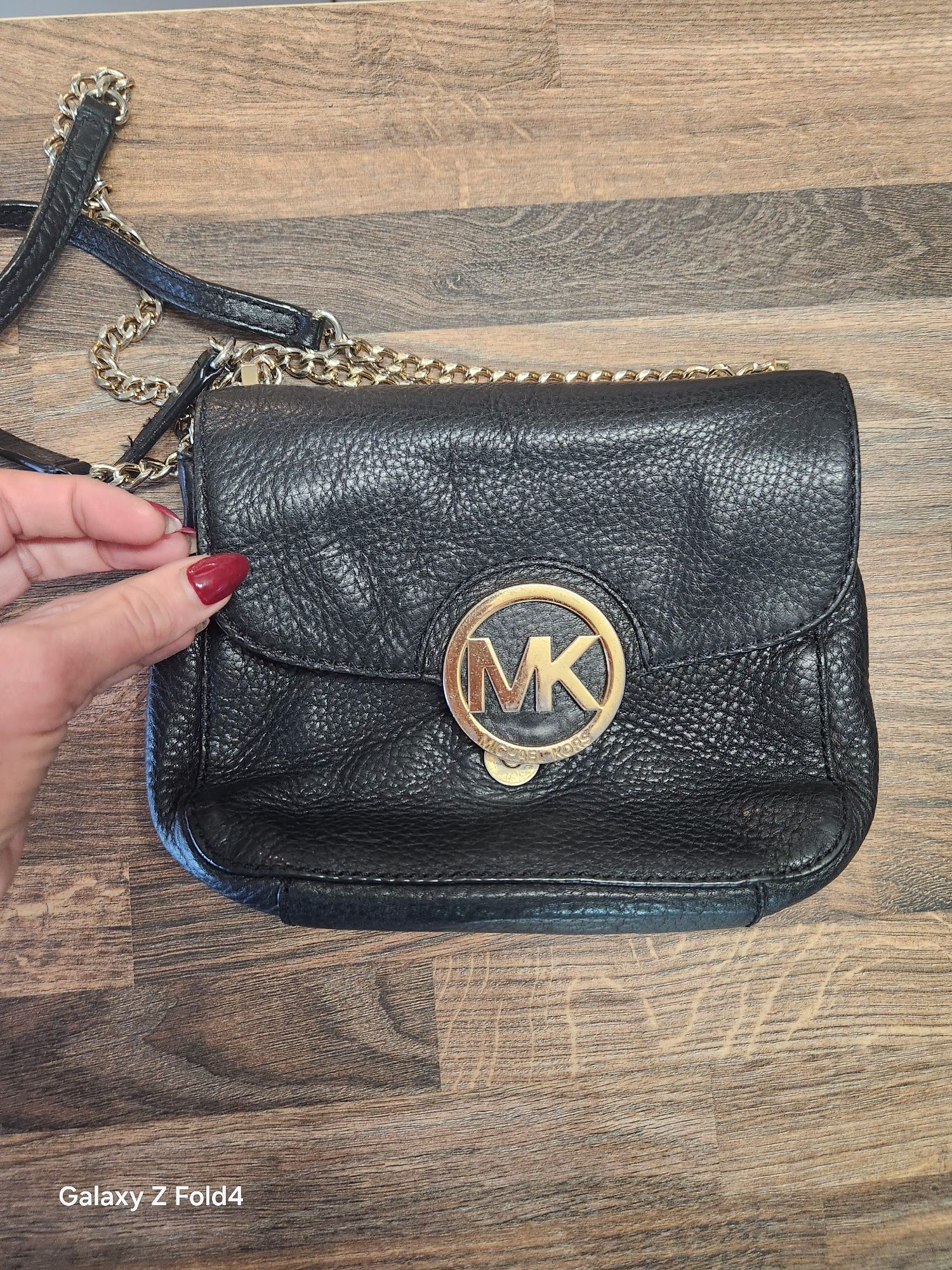 Естествена кожа чанта Michael Kors