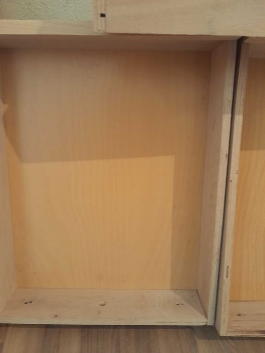 Чекмеджета без чела, от шперплат, дъна - ламиниран фазер, 4 броя