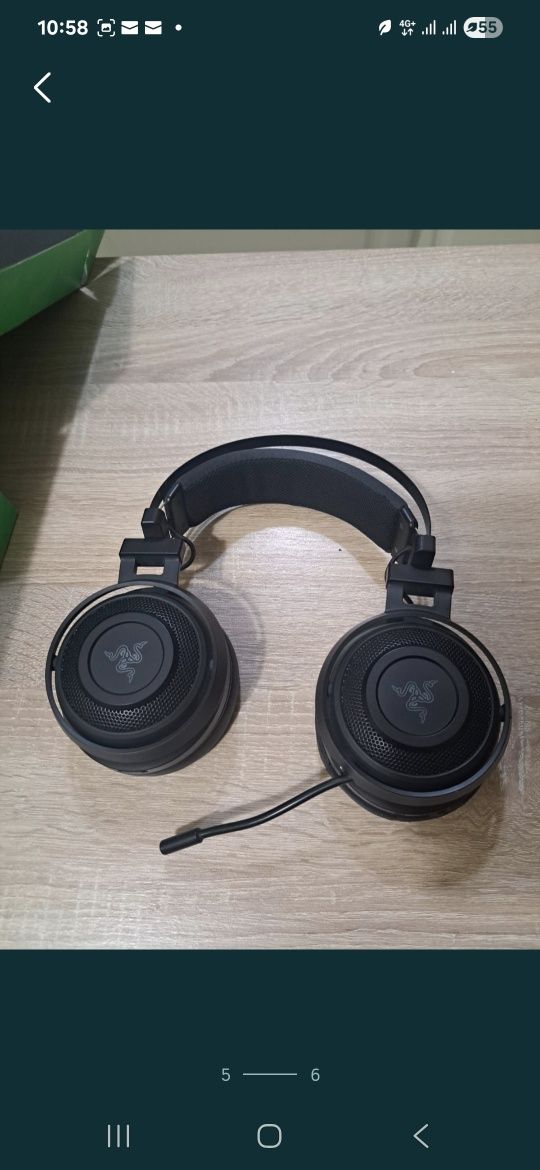 Casti gaming Razer Nari 9371830-RB O, 7.1 Sistem de sunet surround, mi