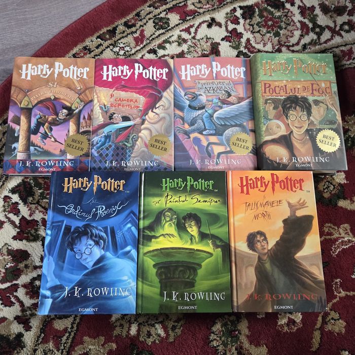 Seria Harry Potter - Egmont, toate volumele cartonate,impecabile