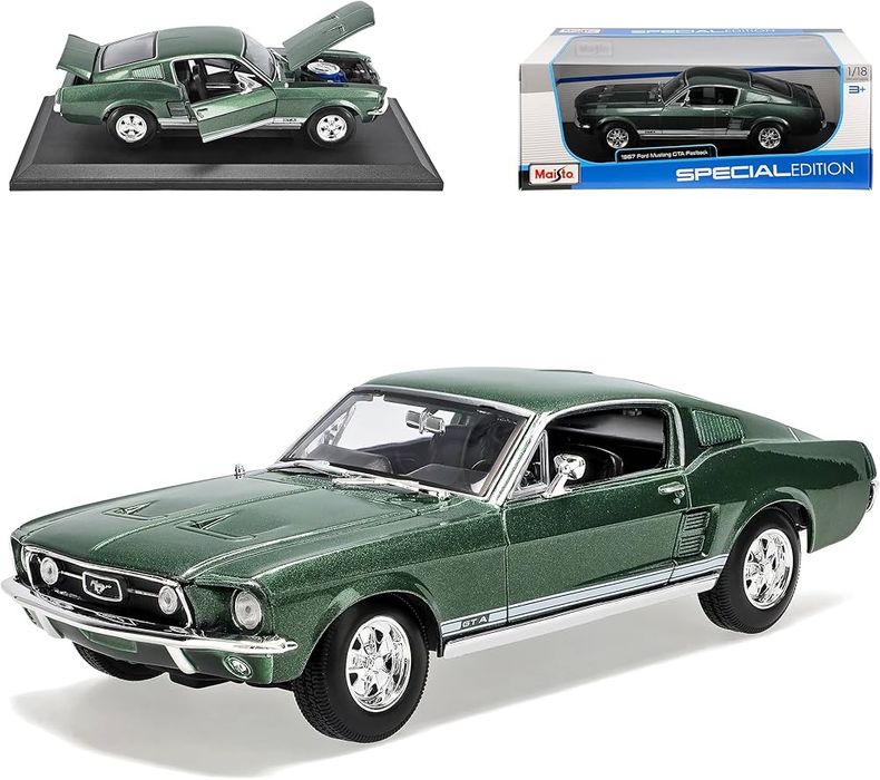 модель автомобиля Ford Mustang Fastback 1967 года. Это коллекционная