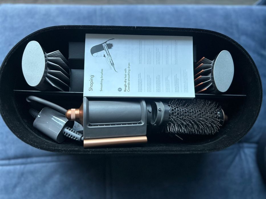 Dyson Airwrap Complete Long HS05 – set premium, nichel-cupru, ca nou!