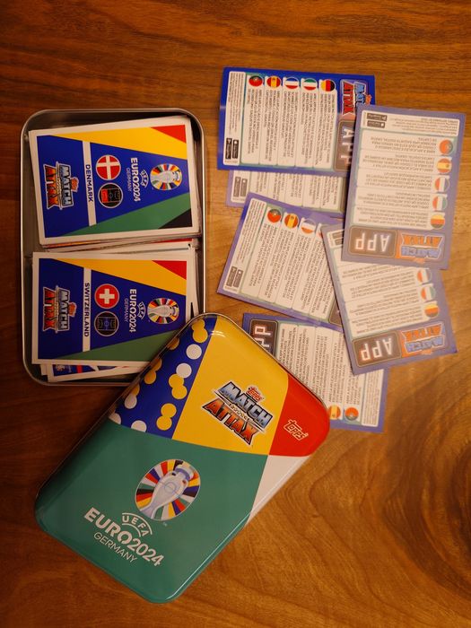 Предлагам кутии колекционерски карти Topps Match Attax EURO 24