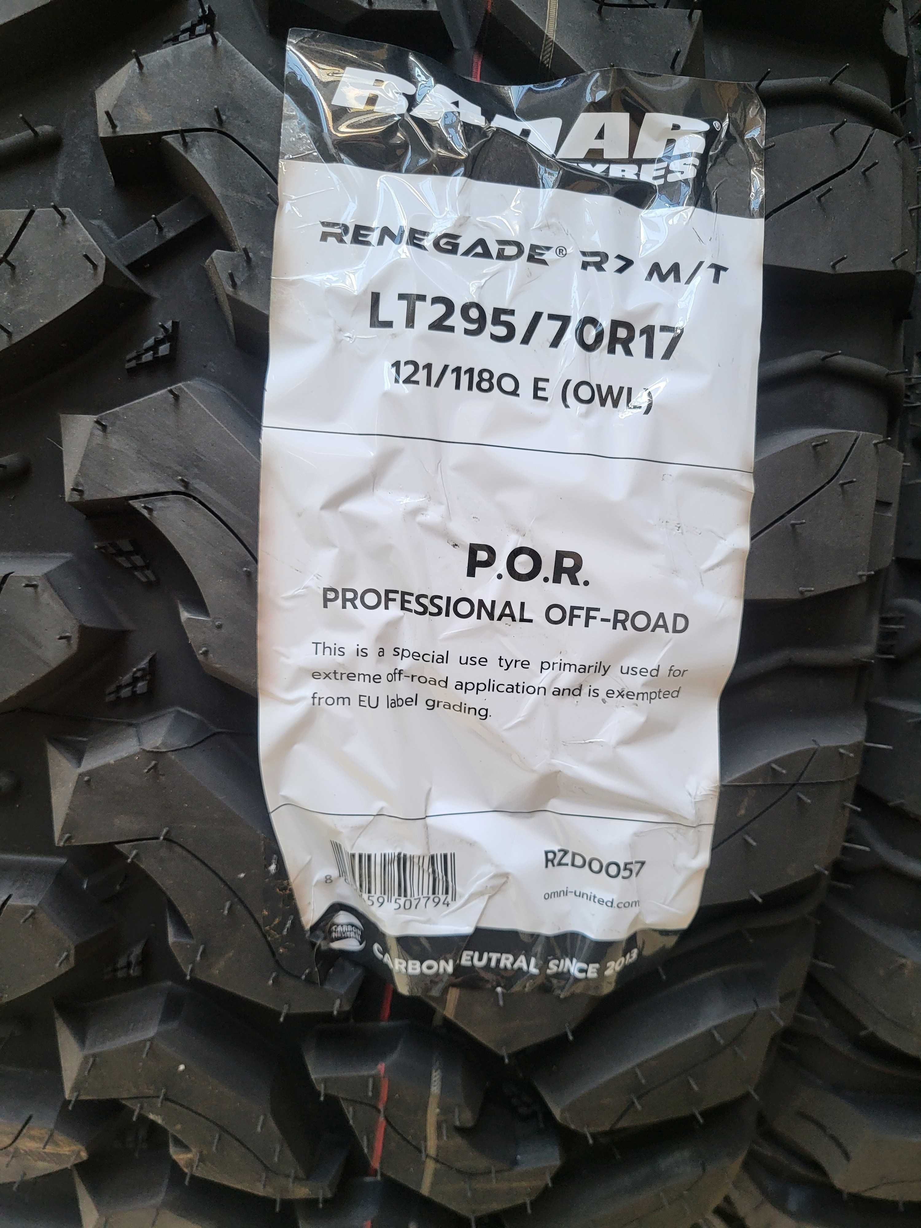 OffRoad ГУМИ  RADAR 295/70R17