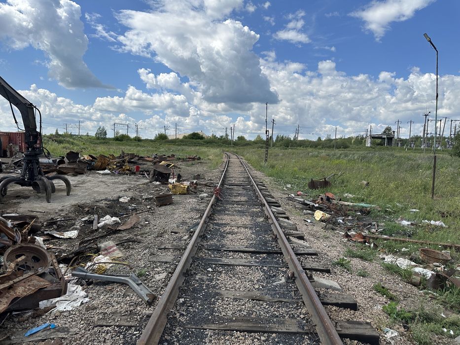 ЖД тупик 670 метров