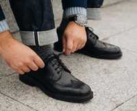 Pantofi derby 44 casual brogue SIOUX piele naturala moale
