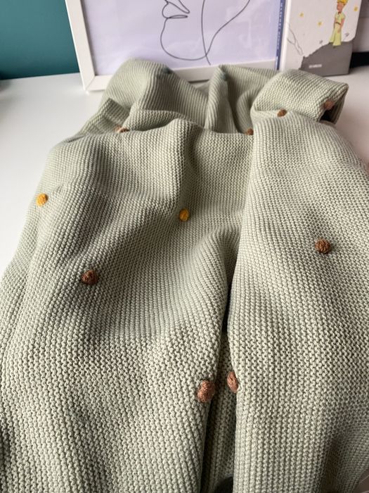 Бебешко плетено одеало / пелена