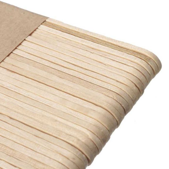 Set Spatule de Lemn pentru Epilare, 50 de bucati