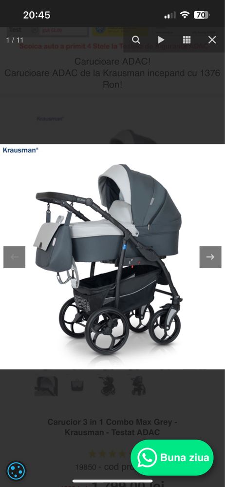 Carucior Krausman 3 in 1