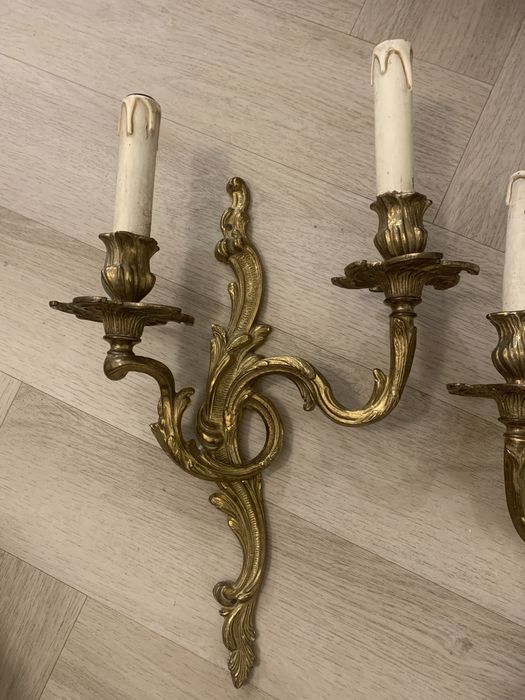 Set aplice bronz masiv