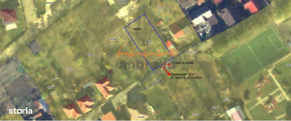 Teren de vanzare intravilan in Dezmir, 584m²