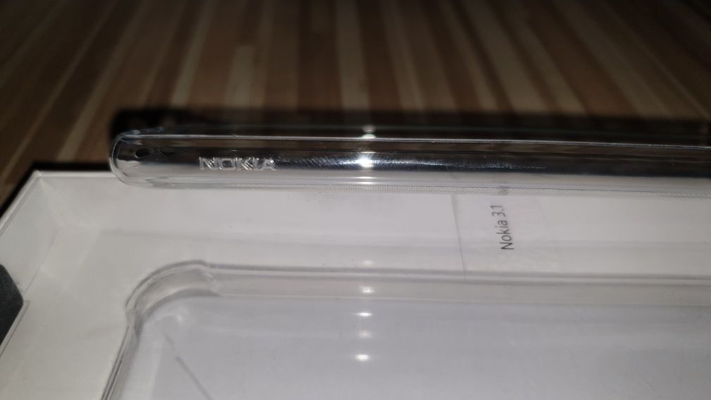 Husa silicon originala Nokia 3.1 Clear Case transparenta
