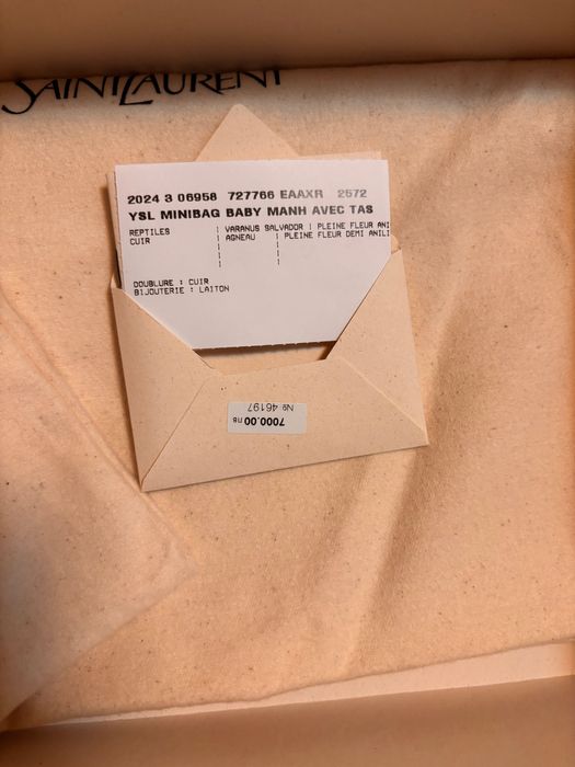 Оригинална чанта на Saint laurent