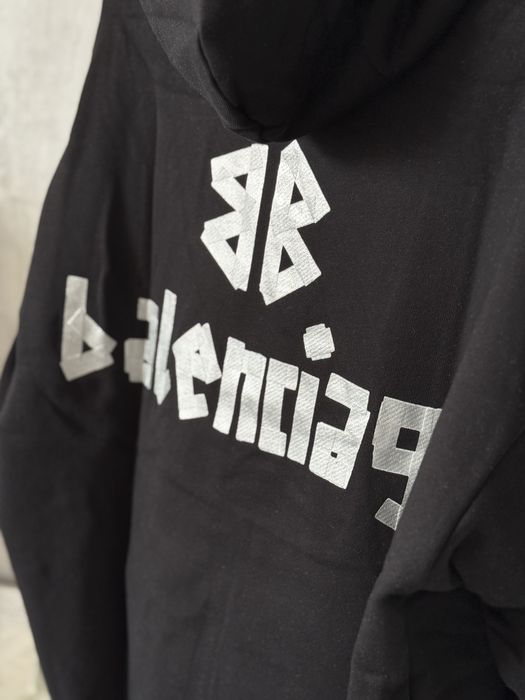 Hanorac Balenciaga Silver Off White premium