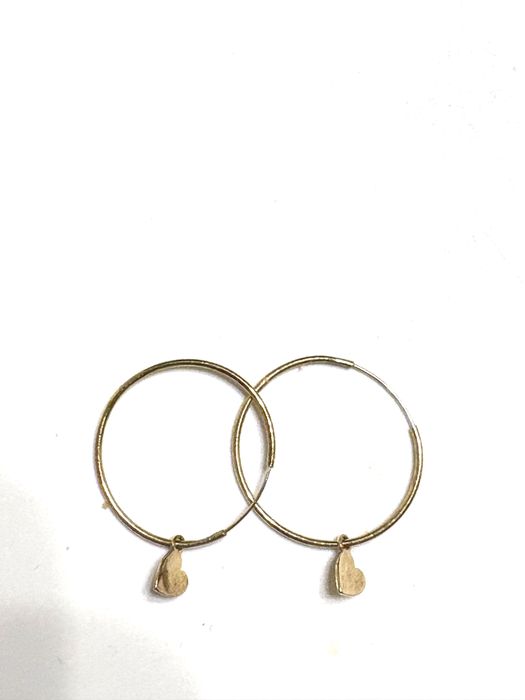 обеци със златни халки