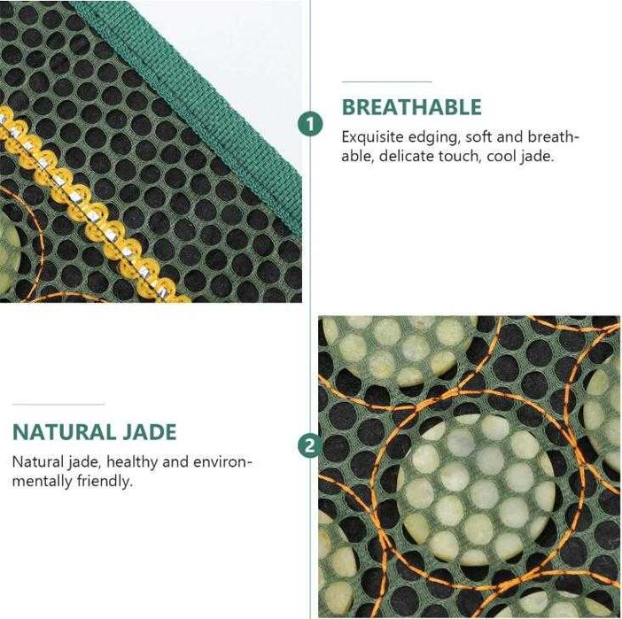 Нефритена Подложка от Нефритен Камък Подложка за Стол Седалка Офис Дом