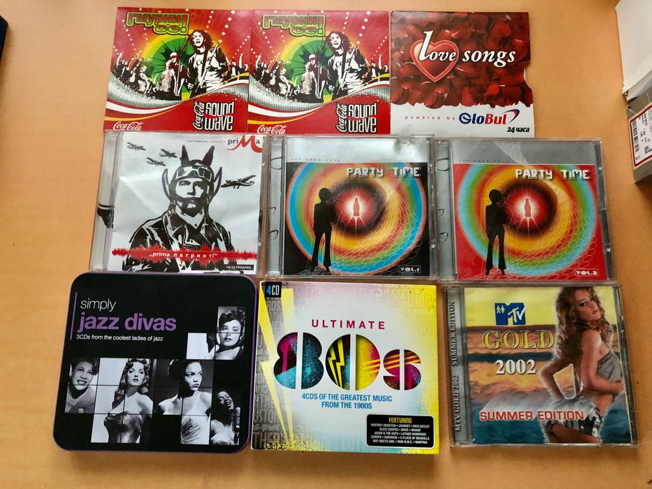 Музикални дискове CD промо Кока Кола, Слави