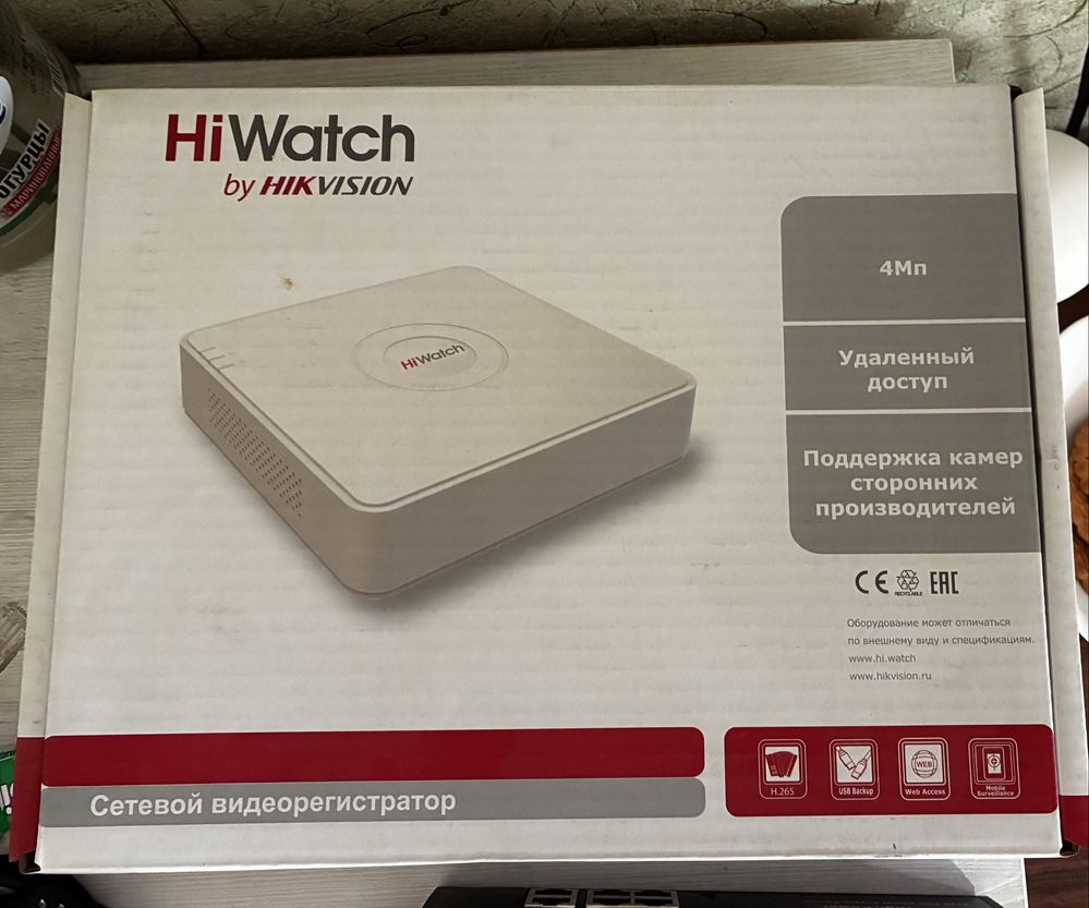 Dvr комплект 2 камеры 4+2C POE power