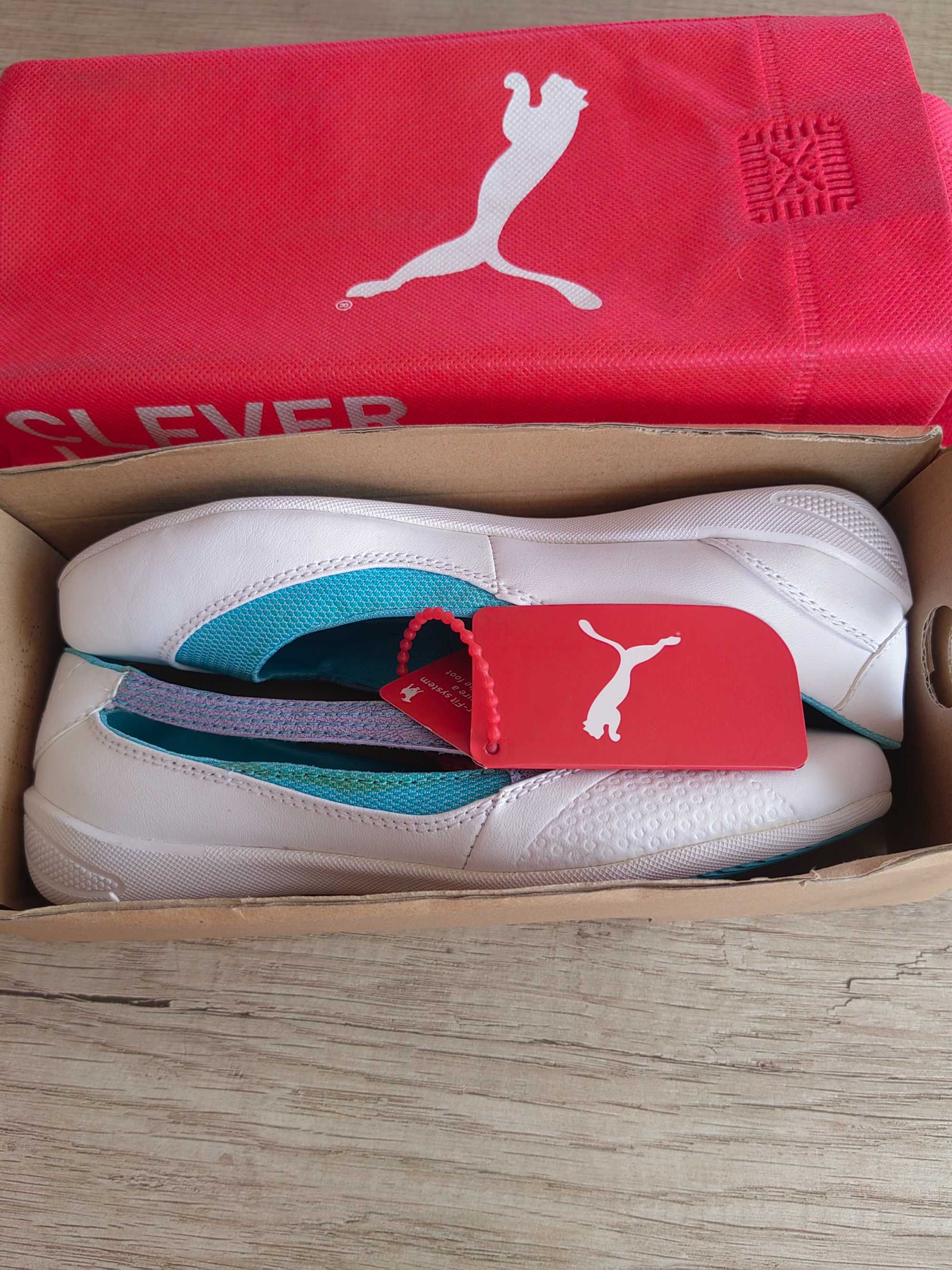 Сандали Puma бяло и синьо