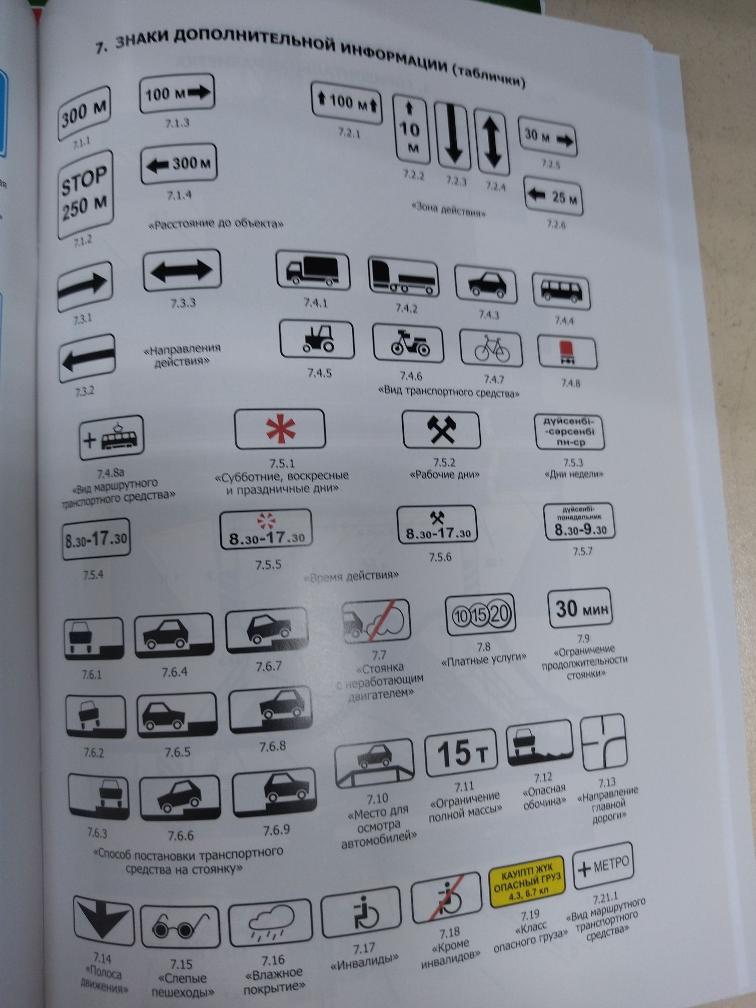 Книга Правила Дорожного движения Казахстан 2024годаДорога ПДДАстана