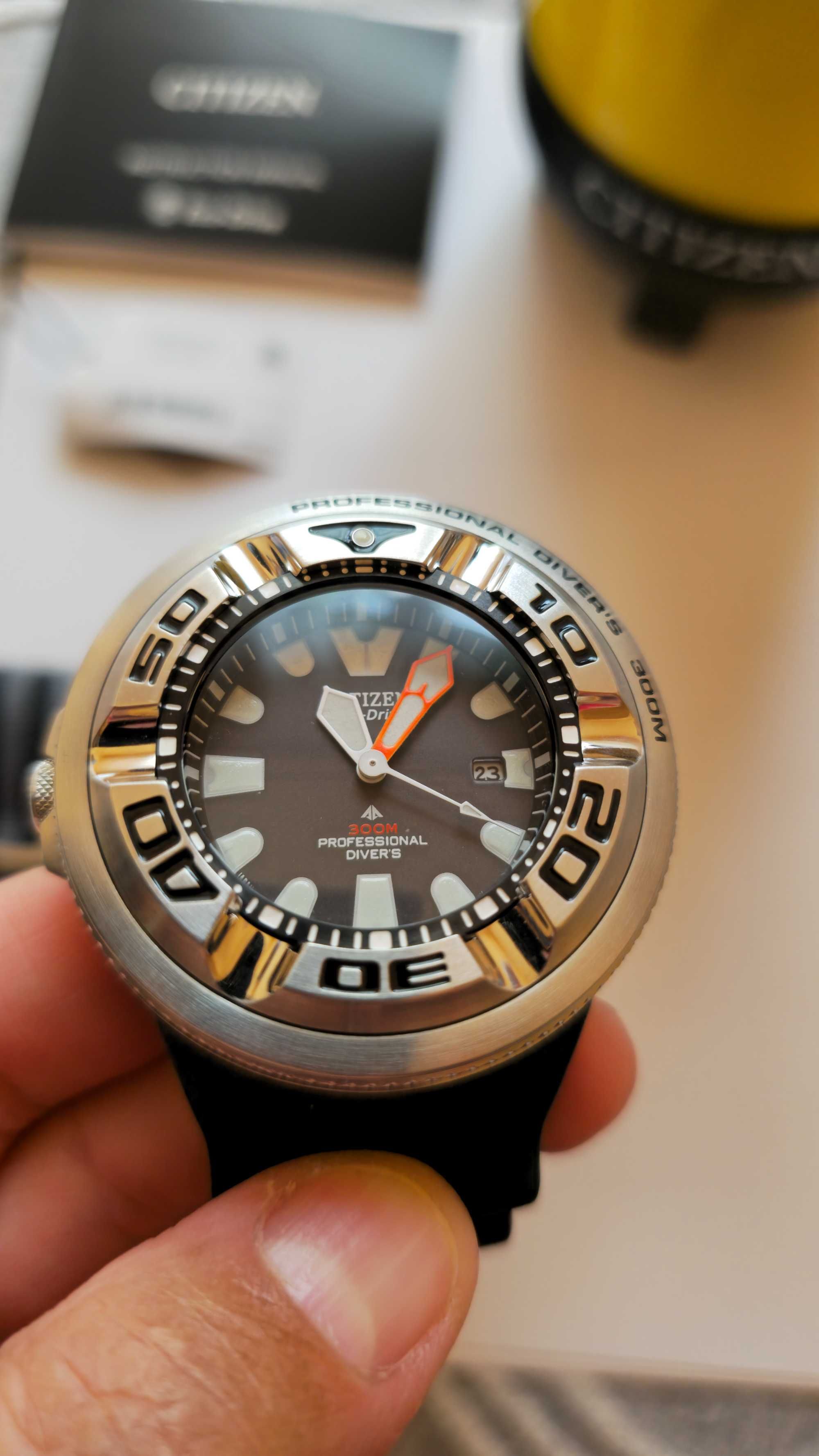 Vand Citizen- Promaster Marine -eco drive-BJ8050-08E-stare ff buna.