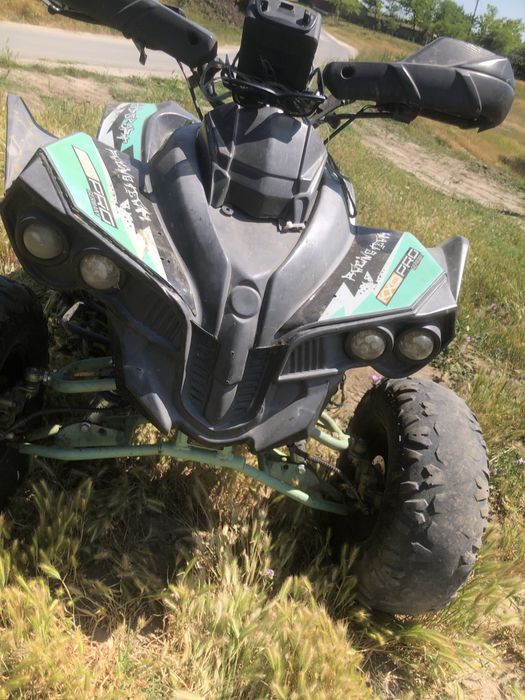 Vand atv 110cc cu ,cadru de 125 sau schimb pe cross 125cc