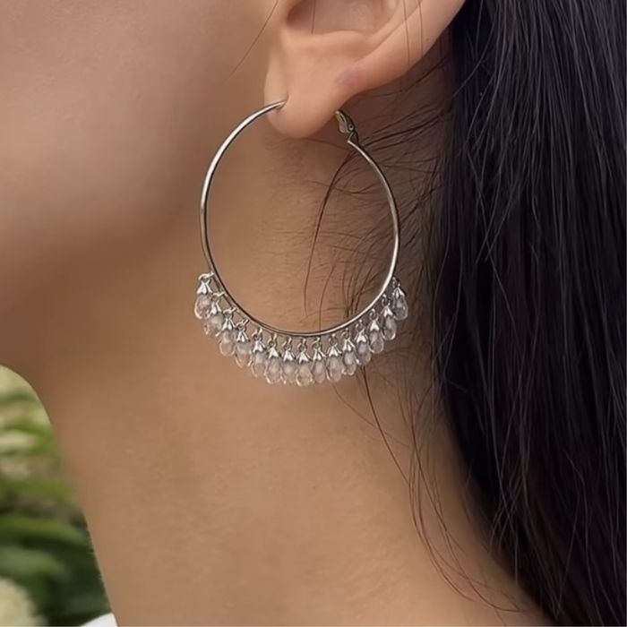 Серьги-кольца, новые