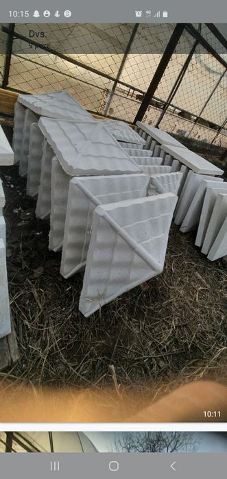 Capace de gard, coame, temelii, capete de stalpi.