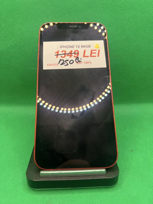 iPhone 12 64GB 100% •Amanet Lazar Crangasi•53412