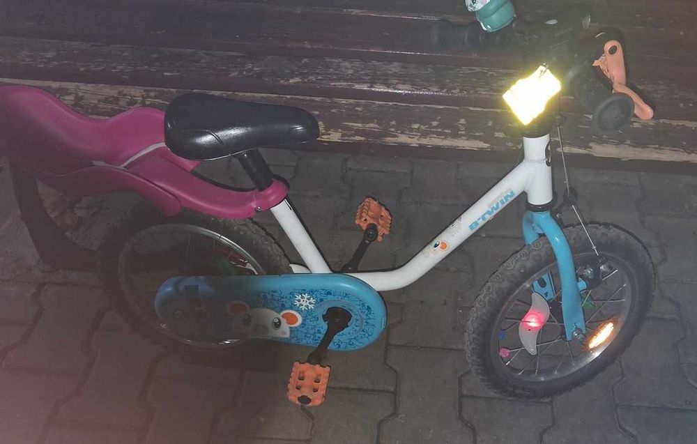 Bicicleta 14 inch 3-5 ani 100 Artic B'TWIN