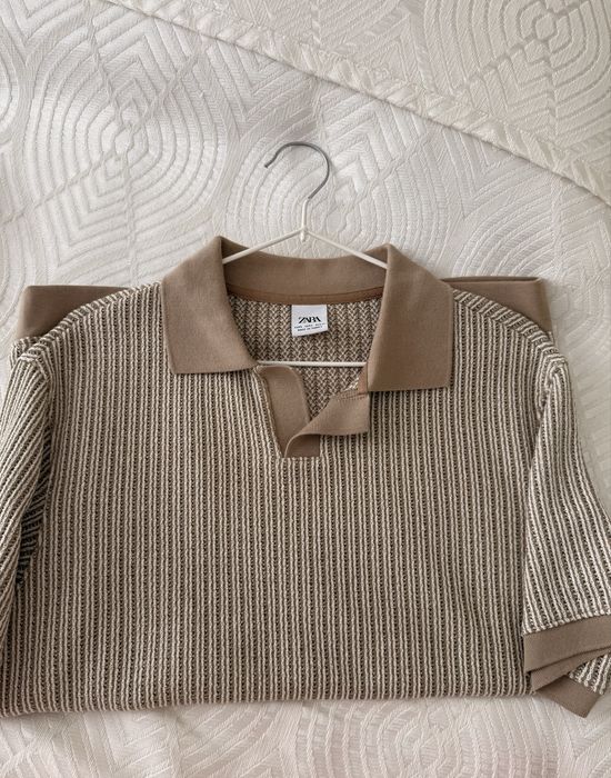 Zara поло футболка